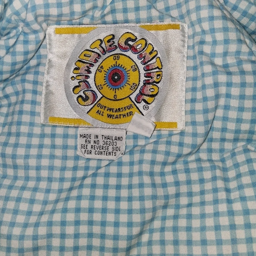 • Vintage Climate Control Quilted Winter Bunting Coverall • 0-6m